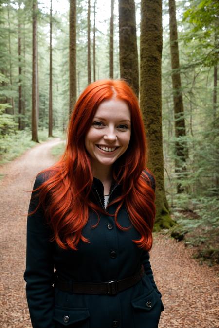 02085-2902135368-photo of a woman, red hair, smiling, in the woods.png